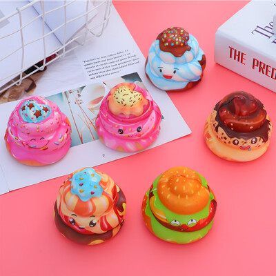 

YIWULA6PCS Exquisite Fun Crazy Poo Scented Charm Slow Rising Stress Reliever Toy