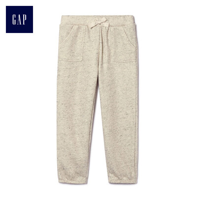 

GAP flagship store female young terry cloth elastic waist beam mouth sweatpants 398446 blue star 2YRS