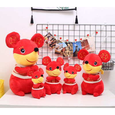 

Gifts For the New Year Rat Year Rat Mascot Doll Plush Toy Cartoon Animals 2020 Chinese New Year Zodiac Animal Mascot Toys Gifts