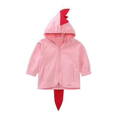 

Hot Sale Autumn Kids Baby Boy Girl Coat Clothes Cotton Hooded Solid Long Sleeve Tops Outerwear Sweatshirt Toddler Zip Clothes