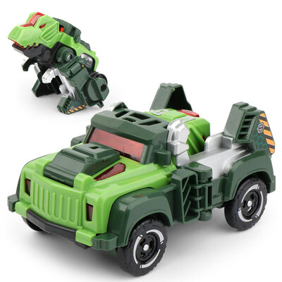 

Gobestart Childrens Inertia- Toy Deformation Dinosaur Car Puzzle Early Education Toys