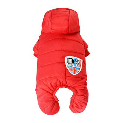 

Pet Dog Clothes Jumpsuit Thickening Cotton Hooded Coat Puppy Winter Pets Clothes Puppy Warm Down Jacket For Dogs Chihuahua
