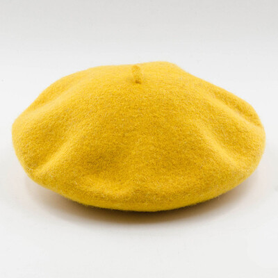 

1 Piece Beret Wool headdress Warm Solid Color Beanies Cap Hats Vintage Hat