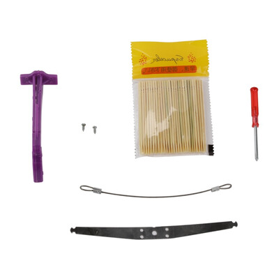 

DIY Children Kid Mini Toothpick Cross Bow Shooting Toy With 100PCS Toothpicks Best Gift