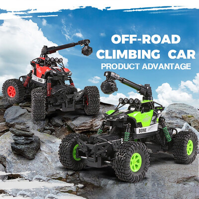 

Siaonvr 116 24G 4WD WIFI HD Camera Double Steering Waterproof Off-Road Vehicle