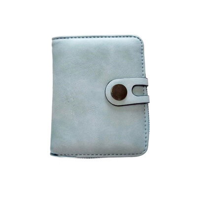 

Solid Color Retro Women Bifold Short Wallet Coin Purse Clutches Bag Card Holder
