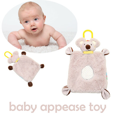 

YIWULANewborn Infant Baby Soft Sleep Appease Towel Blanket Animal Doll Plush Toy