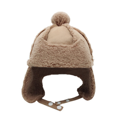 

Fashionable Hats Velvet Girlls Boys Hat Kids Hats Children Accessories Winter Warm Baby Hat 2-5Y