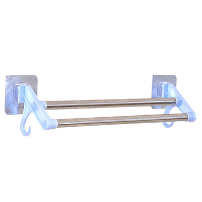 

High Quality Stainless Steel Towel Rack Wall Mounted Towel Holder Brushed Towel Shelf For Bathroom