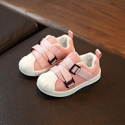 

new autumn children shoes baby boys girls shellfish mesh shoes toddler shoes brand kids sneakers