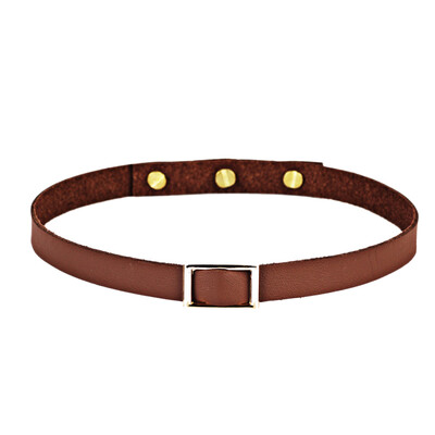 

Personality Punk Metal Buckle Neck Exaggerated Cortical Collar