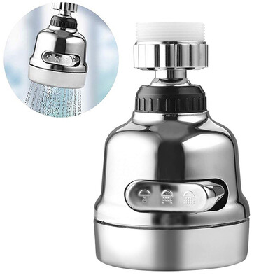 

Gobestart Rotatable Faucet Sprayer Head Anti Splash Tap Booster Shower Water Saving