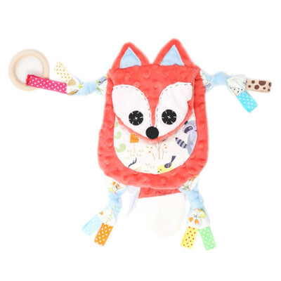 

Baby Soft Plush Animal Doll Toy Infant Appease Towel Grasping Rattles Playmate Calm Toys