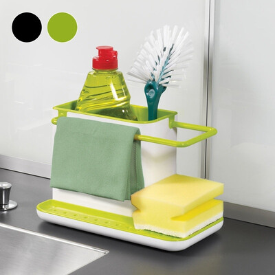 

Plastic Racks Organizer Caddy Storage Kitchen Sink Utensils Holders Drainer