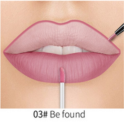 

Fashion Women 20 Colors 2 In 1 Lip Gloss&Lip Liner Matte Liquid Lipstick