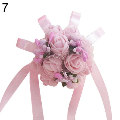 

Bracelet Bridesmaid Sisters Hand Flower Wrist Corsage Wedding Party Accessories