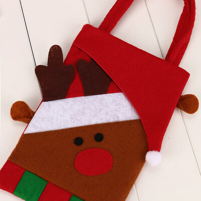 

Tailored Christmas Decoration Stocks Santa Claus Snowman Hanging Tree Ornament Gift Bag
