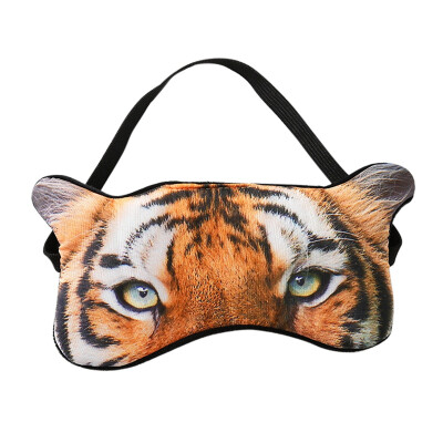 

Cute 3D Cat Dog Tiger Fox Sleeping Mask Eyes Mask Eyeshade Eye Cover For Travel Relax Aid Blindfold Shades Children Party Masks