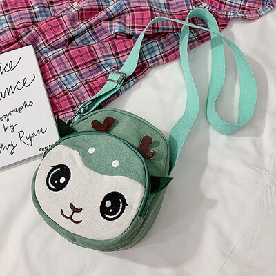 

Tailored Women Fashion Canvas Fawn Coin Purse Shoulder Messenger Casual Bags