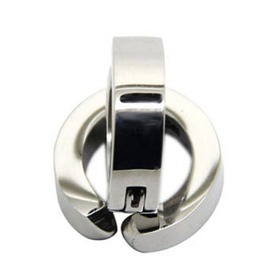 

1 Pair Fashion Titanium Steel Magnetic Ear Clip No Pierced Earring for Men Women