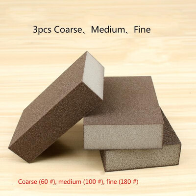 

Meike sponge sand block polishing wood furniture mahogany jade wenwan metal derusting polishing sandpaper sponge sand block One th