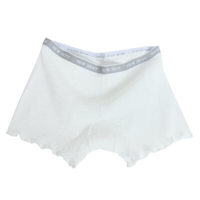 

New Casual Women High Waist Solid Safety Short Pants Underwear Girls boxer briefs short pants Japanese small fresh twist