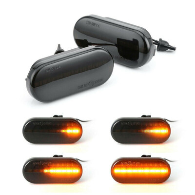 

Car Side Marker LED Water Flow Turn Signal Light Lamp Amber 3528SMD For Carnival