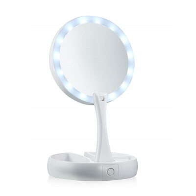

Makeup Mirror LED-illuminated 10X Magnification Double Sided Light