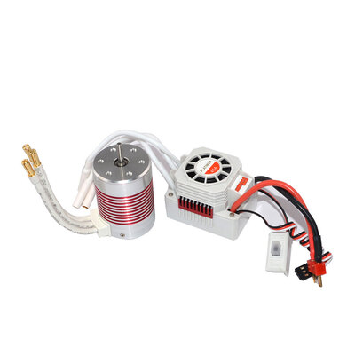 

Waterproof 3650 2300KV Brushless Motor&45A ESC Set Replacement for 110 RC Car Truck Aluminum Toy Motor