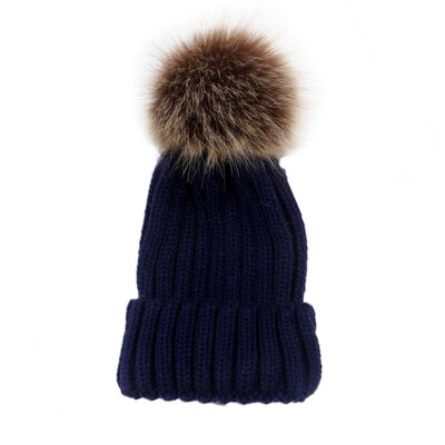 

New Winter Warm Fashion Stylish Kids Mom Cotton Family Matching Outfit Knitting Beanies Hats Knitted Wool Cap