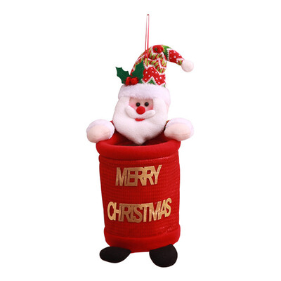 

Christmas Storage Bag Waste Bin Children\s Gifts Santa Claus Supplies Waste Bin
