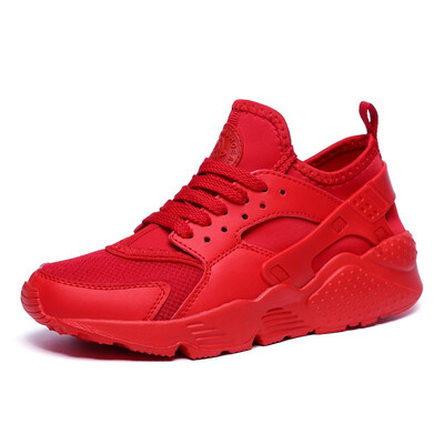 

Mens Shoes Fashion Sports Casual Running Shoes Breathable Sneakers Light Lace Up Shoes For Men Black Green White Red Size 35-46