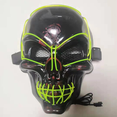 

Siaonvr Bald Head Evil Halloween Mask scary halloween mask White Evil Big Head Clown