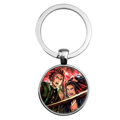 

Anime Demon Slayer Key Chain Acrylic Pendant Anime Accessories Cartoon Cosplay Anime Gifts