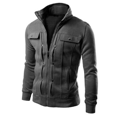 

Gobestart TOP Fashion Mens Slim Designed Lapel Cardigan Coat Jacket