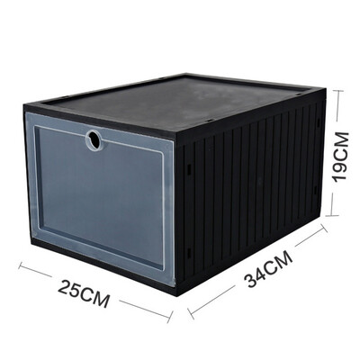 

Transparent Thicken Shoes Boxes Novelty Drawer Type Shoes Drawers Storage Shoe Rack Cabinet Organizers organizador zapatos 1 Pc