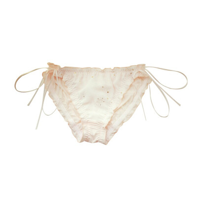 

Women Panties New Japanese Girl Ice Silk Panties Star Ribbon Mid-Waist Ladies Briefs Large Size Ladies Underwear