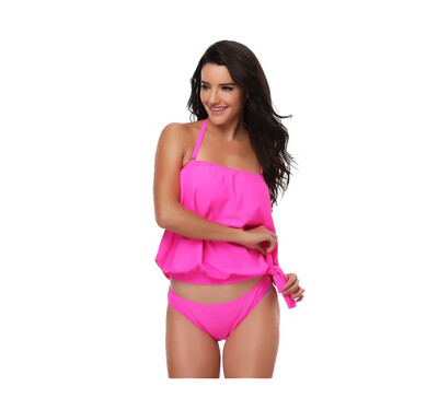 

Womens Beach Bikini Sexy Large Size Split Swimsuit
