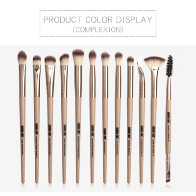 

12Pcs Makeup Brushes Set Eyeshadow Foundation Primer Powder Eyeliner Eyelash Lips Make Up Brush Cosmetic Beauty Tool Kit