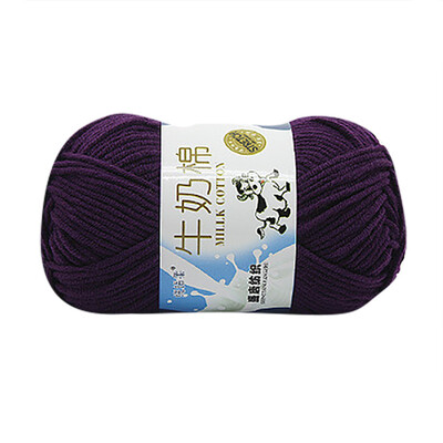 

Gobestart SALE LOT of 1PC 50g NEW Chunky Colorful Hand Knitting Scores Milk Cotton