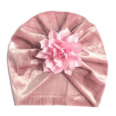 

Newborn Baby Girl hat Soft Cute Turban Knot Hospital Hats Toddler Flower Caps Headwear