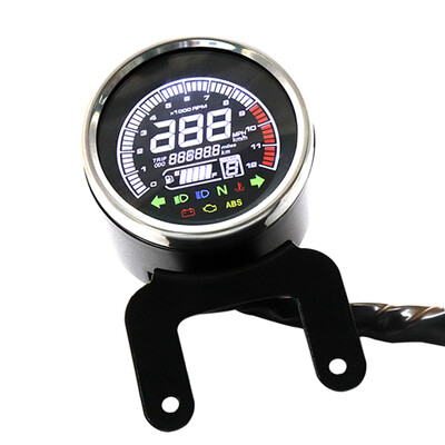 

Motorcycle LCD Digital Odometer Speedometer Tachometer Meter Gauge Accessories