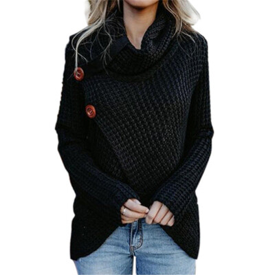 

Women Sweater Knitted Long Sleeve O-neck Solid Girls Sweater Pullover Tops Blouse Shirt Pullovers Winter Women Clothing 2018