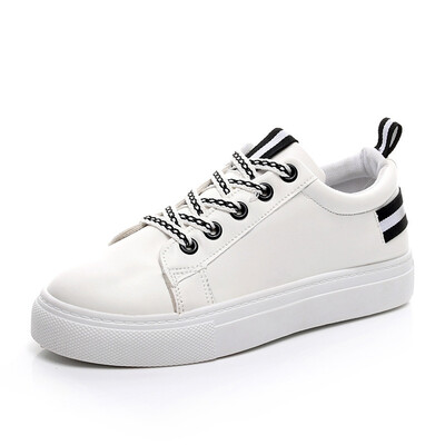 

LZJ Fast delivery Women casual shoes fashion breathable Walking PU up flat shoes sneakers women 2018 tenis feminino plus size 36