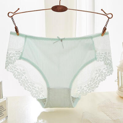 

Womens Panties Lace Seamless Transparent Mesh Low Waist Sexy Womens Briefs Fancy Lace Lingerie calcinha renda