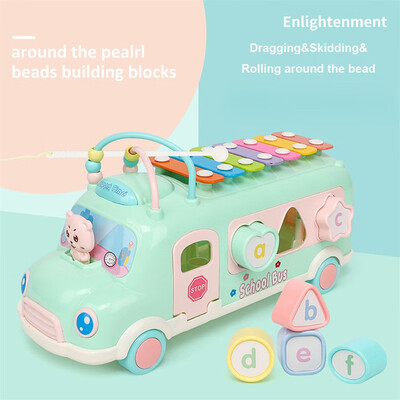 

Gobestart Hand Knock Piano Pull Musical Instrument Early Educational Learning Music