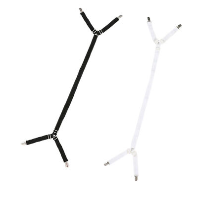 

Adjustable Bed Sheet Metal Clips Cover Grippers Holder Duvet Blanket Crisscross Fastener Straps