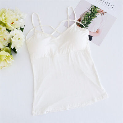 

2018 New Summer Sexy Solid Top Female Camisole V-neck Vest Stretchable Backless Slim Sling Tank Tops T-shirts For Women