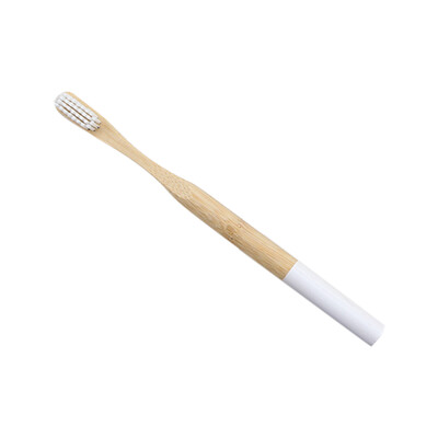 

Bamboo Toothbrush Eco-Friendly Bamboo Handles Biodegradable Nylon Bristles For Natural Dental Care