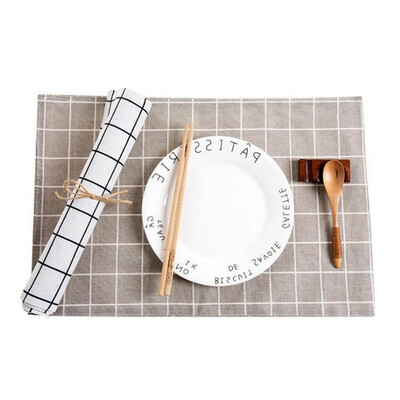 

Toponeto Table Mat Insulation Pad Cotton And Linen Anti-Scalding Tablecloth Placemat